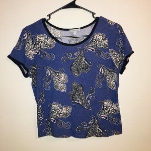 Womens Cropped Top, Size Medium